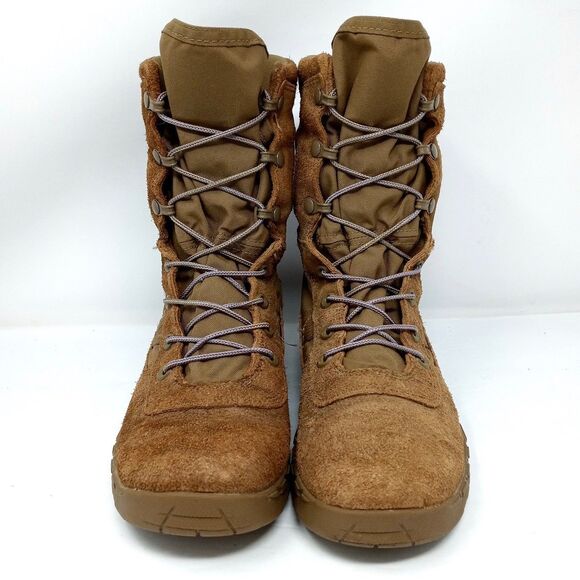 Rocky Mens 8" CXT Boots Sz 8.5 Coyote Brown Tan Military Tactical Combat Vibram - Picture 5 of 11